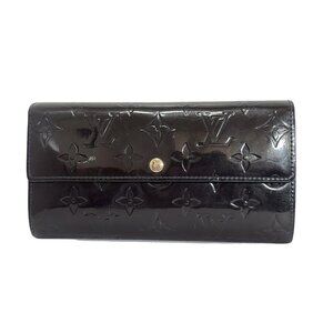LOUIS VUITTON Portefeiulle Sarah NM Leather Vernis Wallet 181-072025